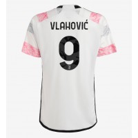 Juventus Dusan Vlahovic #9 Vieraspaita 2023-24 Lyhythihainen